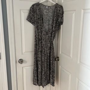 True Wrap Dress / Cheetah - Midi